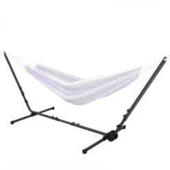 Todeco Supporto Per Amaca Regolabile, Dotato Di Ruote E Borsa Da Trasporto, 296-380 X 107-132 X 100 Cm, Accessori: Amaca Non Inclusa