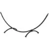 Outsunny Struttura Per Amaca Universale Da Esterno In Metallo, 300x90x100cm, Nero