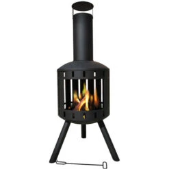 Caminetto Da Giardino SenS-Line Bjorn - Nero