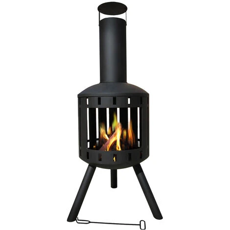 Caminetto Da Giardino SenS-Line Bjorn - Nero