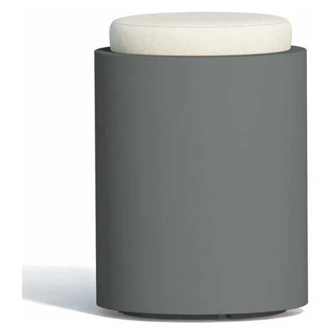 Pouf Contenitori Per Esterno Con Cuscino In Ecopelle