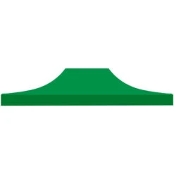 Telo Di Copertura Superiore Per Gazebo 3x4,5 Mt. Copertura Di Ricambio In Trama Oxford Rivestita In PVC. Impermeabile E Resistente Ai Raggi UV. Colore Verde