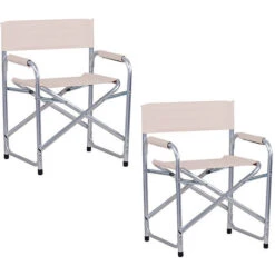 Set Da 2 Sedie Regista Pieghevoli Da Esterno Pippa Ecr�