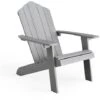 Sedia Da Giardino Adirondack Grigio