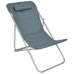 SEDIA RELAX BILBAO 3 POSIZIONI L98XP56XH35 CM Colore Grigio