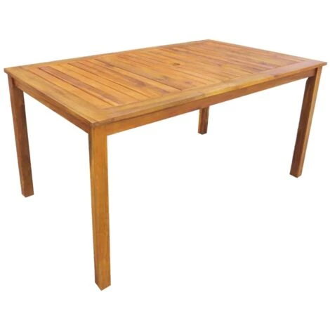 Set Da Pranzo Da Giardino 5 Pz In Legno Massello Di Acacia VidaXL - immagine 2