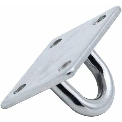 Confezione Da 4 Ganci Per Occhielli A 4 Fori In Acciaio Inossidabile 304 Per Impieghi Gravosi Per Barca, Yoga Rig, Cinghia Di Allenamento, Altalena, Amaca, Boxe, Sacco Da Boxe - immagine 4