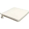 Cuscino Seduta Beige Con Doppia Cucitura Per Sedia O Poltrona Per Esterno Idrorepellenti Resistente All'Acqua