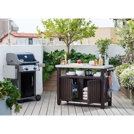 Keter Tavolino In Resina BBQ UNITY XL - immagine 2