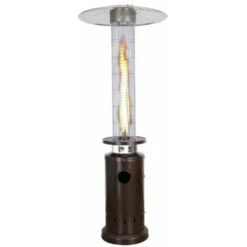 STUFA A FUNGO PER ESTERNO FIRE GLASS KE GRILL A GAS COLORE MOKA (38317)