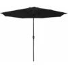 Ombrello Rotondo Diritto HAPUNA Diametro 3,30m Nero
