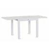 Tavolo Estensibile Da Giardino In Alluminio 82-163 Cm Lipari Bianco