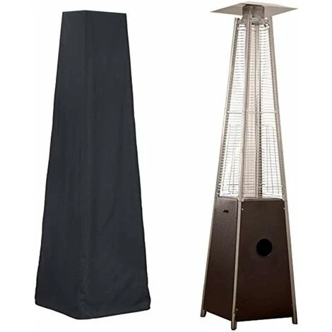 RHAFAYRE Copertura Del Riscaldatore Per Patio - Copertura Del Riscaldatore In Stile Piramidale, Nera
