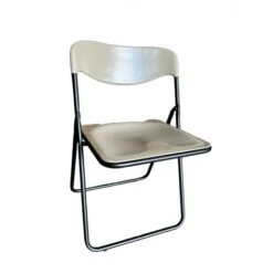 Mc SEDIA PIEGHEVOLE MODELLO TORTORA TELAIO IN PATALLE SEDIA IN POLOPROPILENE