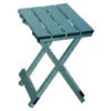 Sgabello Rettangolare Alluminio Camping - Cm.30x25x40h. Pieghevole