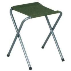 Sgabello Acciaio Senza Schienale Pieghevole - Cm.32x32x41h.