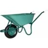 Carriola In Pvc Indeformabile Per Giardino Con Ruota Pneumatica Maurer 100Lt