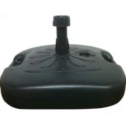 BASE Per OMBRELLONE Da SPIAGGIA 18 Litri In ABS GRIGIO ANTRACITE PAPILLON