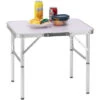 Tavolo Campeggio Picnic Alluminio 60x45x50 Pieghevole Valigetta Piano Formica