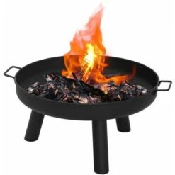 WOLTU Cestello In Acciaio FIRE PIT BBQ Da Giardino Veranda Braciere A In STUFA