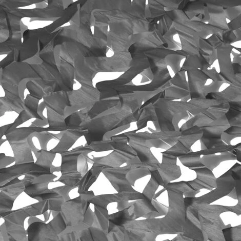 Velo D'ombra Rettangolare Design Mimetico 3x4 M Grigio - immagine 4