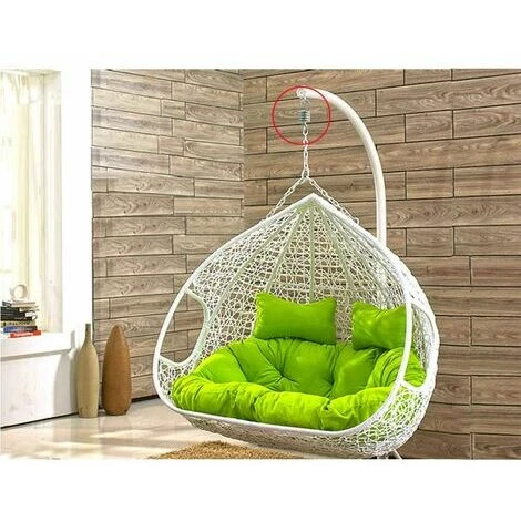 2 Pezzi Ganci Per Appendere 700 Libbre Di Peso Amaca Molla Per Sedia Con Supporto A Molla Per Sedie Da Veranda Altalene Sospese - immagine 3