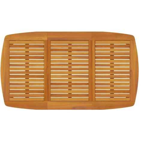 Tavolo Da Giardino 160x90x75 Cm Legno Massello Di Acacia VidaXL - immagine 4