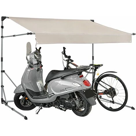 Tenda Da Garage, Tetto Multiuso, Garage Per Biciclette Pieghevole, Riparo Per Biciclette Da Esterno, 190x136x160cm, KLS13 SoBuy