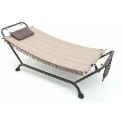 TELO DI RICAMBIO AMACA BALI BEIGE CON CUSCINO