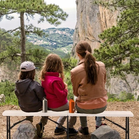 AREBOS Panchine Pieghevoli Panche Birreria - immagine 2
