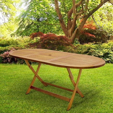 Tavolo Da Giardino Casaria Boston In Legno D'acacia 160x85x74cm - immagine 3