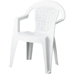 Poltrona Resina Antiscivolo Bianca