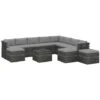 Hommoo Set Divani Da Giardino Pallet 12 Pz Con Cuscini Massello Pino