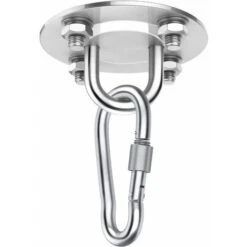 Gancio Da Soffitto Sospeso Supporto Per Sedia In Acciaio Inossidabile Di Alta Qualità Fino A 400 Kg Per Sedia Sospesa Amaca Sacco Da Boxe Allenatore Per Imbracatura Panno Per Yoga Baldacchino Nido Alt
