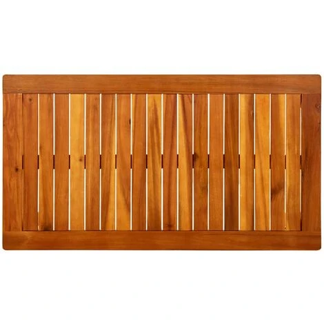 Tavolino Da Giardino Tavolino Basso Da Caffè - 90x50x36 Cm In Legno Massello Di Acacia BV568897 - BonneVie - immagine 4