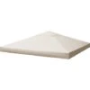 Top Di Ricambio Per Gazebo - Poliestere Beige - FERLIVING 3x3 MT