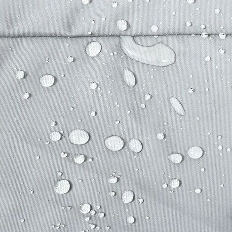 RHAFAYRE Copertura Per Vasca Idromassaggio Quadrata Per Spa, Copertura Per Vasca Da Bagno Da Giardino Rettangolare In Tessuto Oxford 210D Resistente Al Vento E Ai Raggi UV (218x218x30cm,Argento) - immagine 4