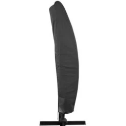 None Copertura Per Ombrellone Copertura Per Ombrellone Offset In Poliestere Con Supporto 265X50X46X60cm Grigio