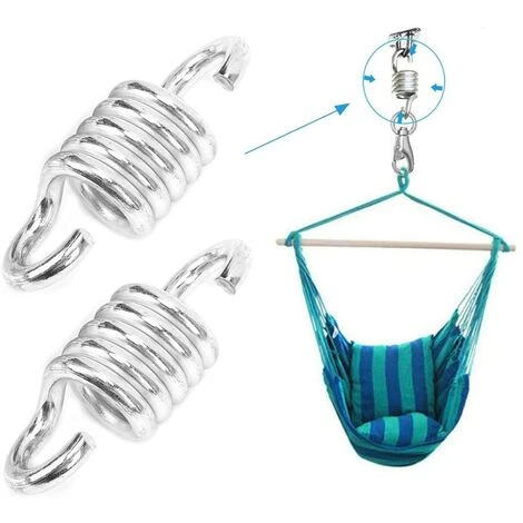 Molla Dell'altalena Heavy Duty, Resistente Alla Corrosione Durevole Balcone Portico Pensile Molla Dell'altalena Per Sedie Sospese Amache Sedie A Uovo Per Cortile - immagine 3