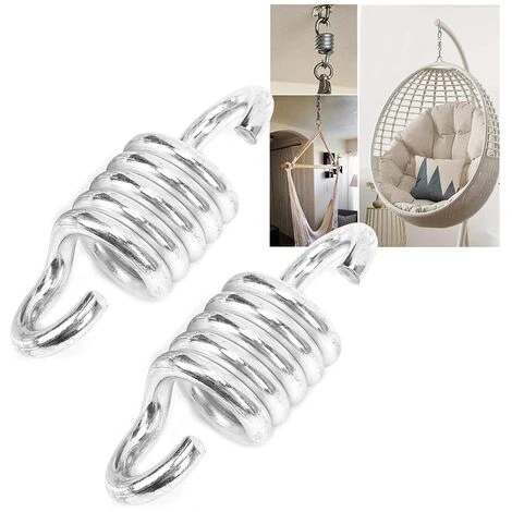 Molla Dell'altalena Heavy Duty, Resistente Alla Corrosione Durevole Balcone Portico Pensile Molla Dell'altalena Per Sedie Sospese Amache Sedie A Uovo Per Cortile - immagine 4