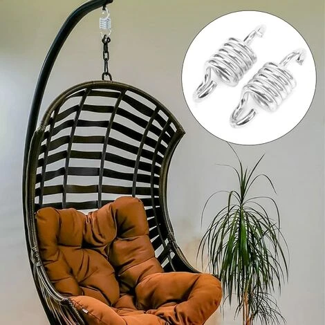 Molla Dell'altalena Heavy Duty, Resistente Alla Corrosione Durevole Balcone Portico Pensile Molla Dell'altalena Per Sedie Sospese Amache Sedie A Uovo Per Cortile - immagine 5