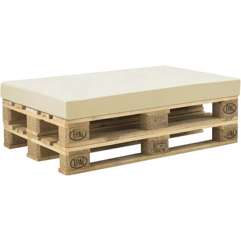 Nova Fodera Per Cuscini E Spugne 120x80x10cm Rivestimento Interno/Esterno Vari Colori Dimensioni : Beige - immagine 2