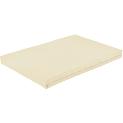 Nova Fodera Per Cuscini E Spugne 120x80x10cm Rivestimento Interno/Esterno Vari Colori Dimensioni : Beige - immagine 4