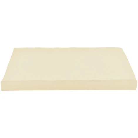 Nova Fodera Per Cuscini E Spugne 120x80x10cm Rivestimento Interno/Esterno Vari Colori Dimensioni : Beige - immagine 5