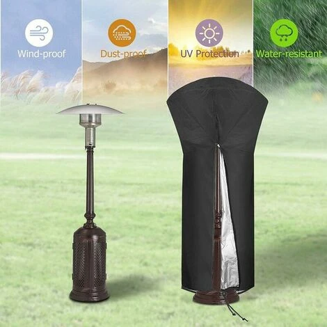 Copertura Per Riscaldatore Da Esterno, Comius Sharp Coperture Impermeabili Per Riscaldatore Da Esterno Copertura Protettiva Per Riscaldatore Da Esterno, 226 X 85 X 48 Cm - immagine 2