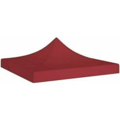 Tenda Per Feste E Barnum Tetto Per Tenda Per Feste 3x3 M Bordeaux 270 G/m²