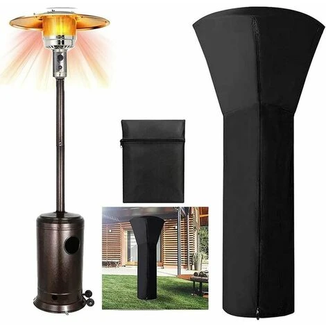 Copertura Del Riscaldatore Del Patio, Copertura Del Riscaldatore Del Patio Impermeabile 210D Oxford, Copertura Del Riscaldatore Del Patio Esterno Antipolvere/antivento (240x92x59cm)