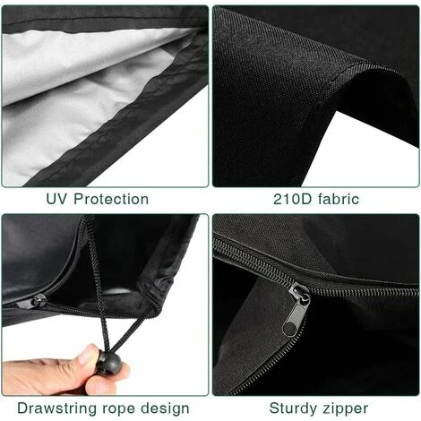 Copertura Protettiva Per Ombrellone A Sbalzo Da 2-4 M, Dimensioni 265 X 40 X 50 Cm/70 Cm, Impermeabile, Antipolvere, Ecc. - immagine 3