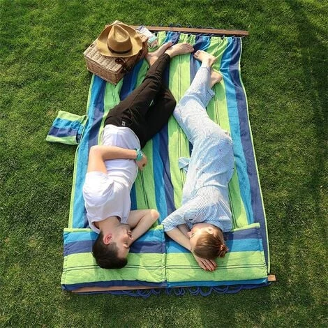 Songmics 210 X 150cm Amaca Con Cuscini Giardino Dondolo Per Più Persone - immagine 3