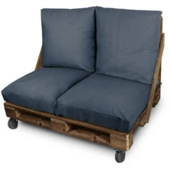 HAPPERS Cuscino Da Pavimento Multiuso Per Esterno Naylim Mate Grigio Petrolio 60x60 Grigio Petrolio